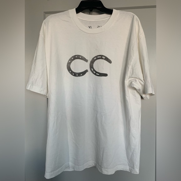 Beyonce Tops - New Beyonce Cowboy Carter Ghost Star Tee 2025 White/Grey Size XL 100% Cotton